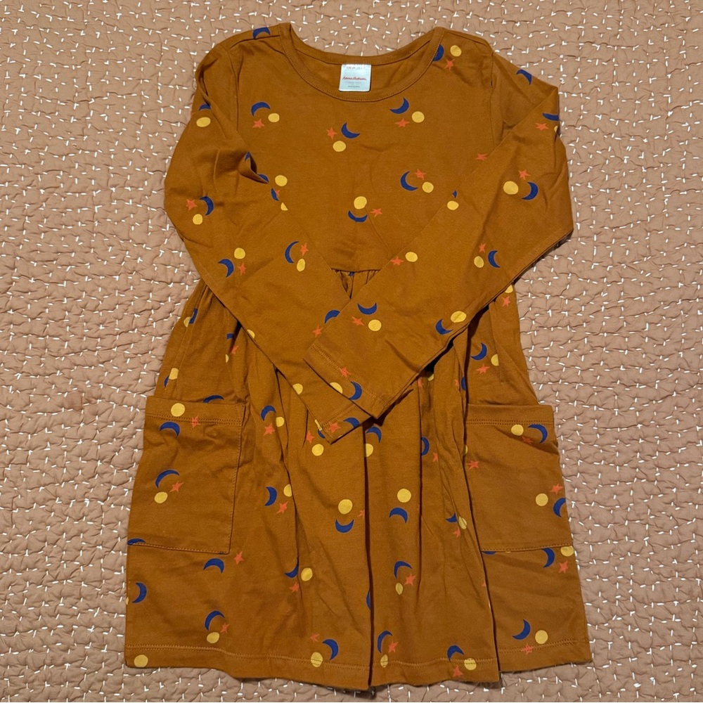 Hanna Andersson Long Sleeve Playground Dress - Size 6/7 (120)
